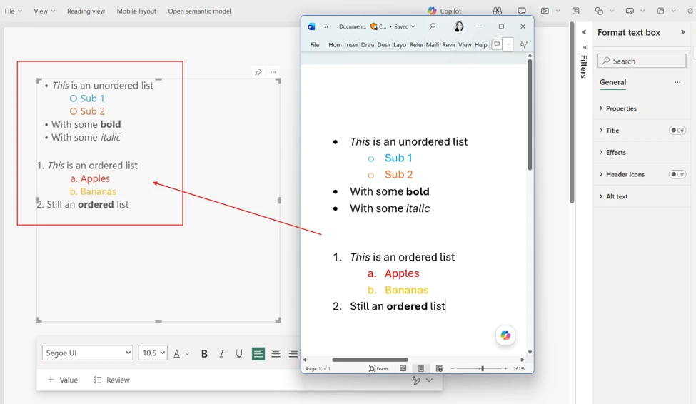 Novidades do Power BI - Caixa de Texto