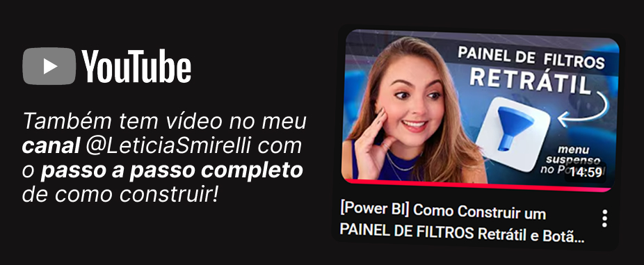 Painel de filtro - Power BI
