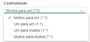 Cardinalidade no Power BI